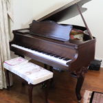 20th Century H.W. Pearlman Baby Grand Piano With Player CD