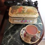 Victorian Style Casket Box And Decorative Tea Plate By Imperial