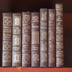 7 Leather Bound Easton Press Collector’s Ed Books: Benjamin Franklin Dickens, Sir W Scott, T Hardy & More