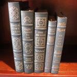 5 Leather Bound Easton Press Collector’s Ed Books: Salisbury, Harriet B Stowe, R Spector, J Wyndham & More