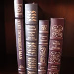 4 Leather-bound Easton Press Collector’s Edition HG Wells, J Verne, D. Keyes, A Smith