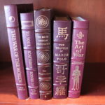 5 Leather Bound Easton Press Collectors Ed Books- HG Wells, P Turner, P Higginbotham, N Machiazvelli,