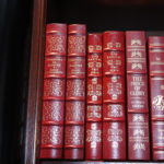 6 Leather-bound Easton Press Collector’s Edition Books, 2 K Marx, 2 Tocquerville, A Horne, UK Leguin