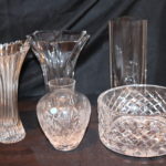 Assorted Crystal Vases From Baccarat, Tiffany & Co. And Others