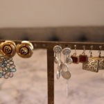 Lot Of Women's Quality Fashion Earrings Includes Rosebuds And Assorted Sets Of Dangle Earrings
