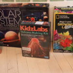 Mixed Lot Of Kids Learning Activities And Science Kits Includes Solar System Set And Volcano KidzLabs