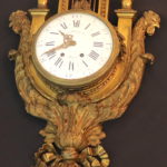 Antique Heavily Detailed Bronze Bathazar Paris Wall Clock