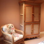 Lexington Furniture Woven Wicker Armchair & Armoire