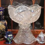 Collection Of Crystal And Cobalt Decorative Accessories