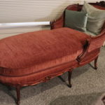 Vintage Louis XV Style Chaise Lounge