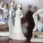 Vintage Pair Of Lladro Porcelain Figurines & Porcelain Figurine By Paul Sebastian