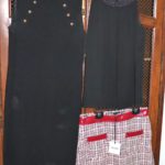 Emilio Pucci Simple Black Dress, Lui Jo Milano “Chanel Style” Tweed Skirt & Robert Rodriquez Top