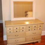 Large Dresser and White Mirror
