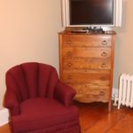 Armchair with Dresser and TV
