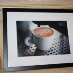 Framed photo of coffee mug