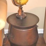 Side table and globe