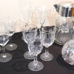 Collection Of Etched Crystal Drinkware