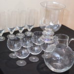 Collection Of Clear Classic Glassware