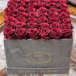 Venus Et Fleur Preserved 42 Red Rose Bouquet In Velvet Box