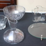 Tiffany & Co Crystal Bowl With Assorted Classic & Modern Glass Pieces
