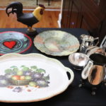 Lot Of Silver Plated Serving Pieces & Assorted Serving Pieces