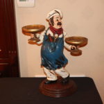 Vintage Italian Pizzeria Man Statue