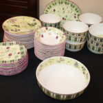 Hand Painted Tracy Porter Ceramic Dining Set
