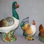 Lot Of Ceramic Duck & Roosters
