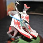 Highly Detailed Hand Painted Heraldic Miniatures Metal Knights Signed Brian Rodden No. 1/1988