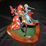 Highly Detailed Hand Painted Heraldic Miniatures Metal Knights Signed Brian Rodden No. 8/1989