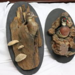 Pair Of Highly Detailed Hand Carved & Painted Mallards Wall Hanging Plaques