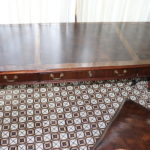 Vintage Kindell 3 Panel Leather Topped Desk
