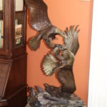 Clark Bronson Bronze Sculpture “Eagles Conquest” Signed Limited Edition 61/75 Bronze Sculpture