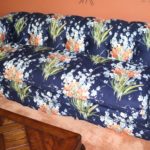 Vintage W&J Sloane Gracie Square Collection Tufted Roll Arm Sofa