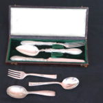 Collection Of Monogramed Silver Infant & Child Flatware By Reed & Barton And Tiffany & Co.
