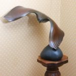 Artworks Foundry Artistic Bronze Eagle Inflight Sculpture With Bronze Rock