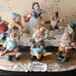 Capodimonte Walt Disney’s “Snow White And Seven Dwarfs” Signed Porcelain Sculpture