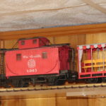 10 Piece LGB G Scale Train Set With Suspended Lucite Track