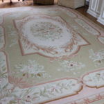 Handmade Aubusson Style Looped Wool Rug With Finished Back From The Bijou Collection
