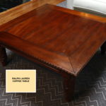 Ralph Lauren Quality Carved Wood Coffee Table