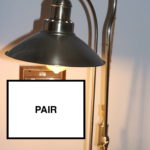 Pair Of Pottery Barn Glendale Pulley Task Table Lamps