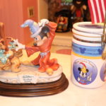 Capodimonte Walt Disney’s “Mickey Mouse In Fantasia” Signed Porcelain Sculpture