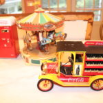 Lot Of Vintage Coca Cola Delivery Truck & Vending Machine With Carousel
