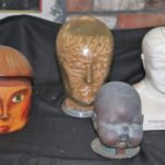 Mixed Lot Of Assorted Head Pieces Includes Phrenology Piece By L.N. Fowler & Baby Face Cast