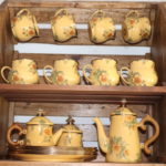 MacKenzie-Childs Ltd. Victoria And Richard Coffee/ Tea Set With Cups Plates And Kettle
