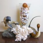 Lot Of Various Seashore Inspired Accessories & Carved Mallard