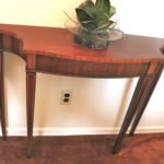 Quality Inlay Wood Console Table