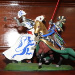 Dueling Heraldic Knights By Brian Rodden