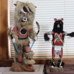 Pair Of Unique Kachina Doll Sculptures