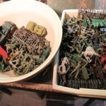Large Lot Of Plastic Toy Soldiers, Includes Indians, Dinosaurs, Soldiers, Accessories, Time-Wee,